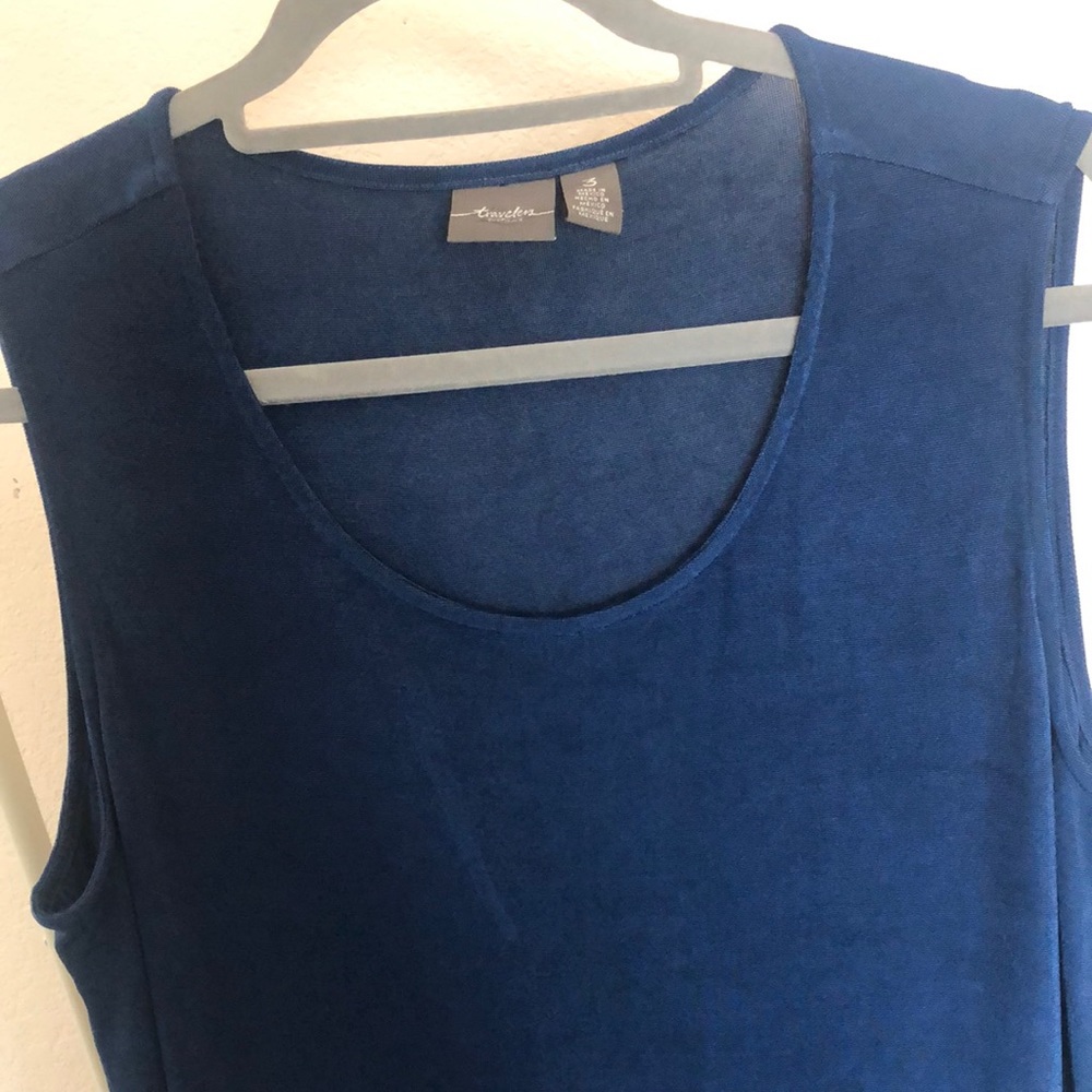 SOLD ~ Stretchy Beautiful Blue Gown Chico’s